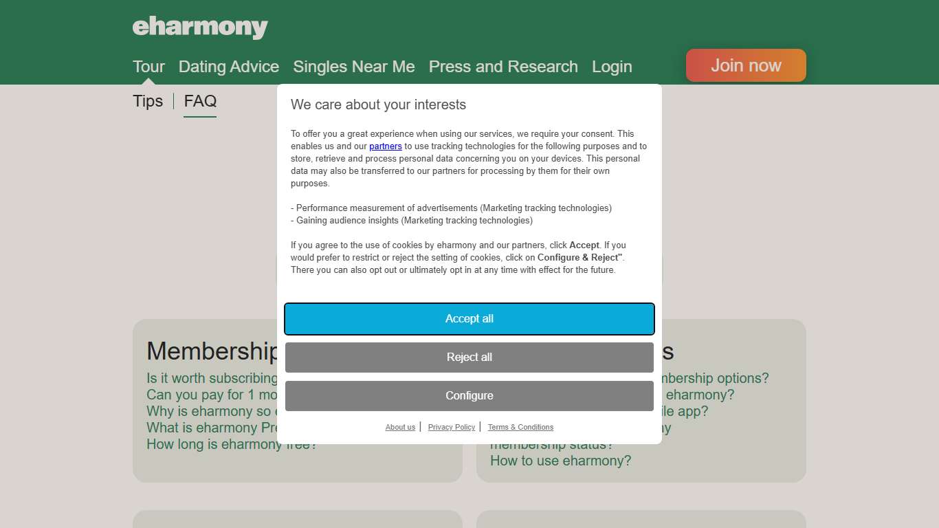 eharmony FAQ: The most important questions & answers