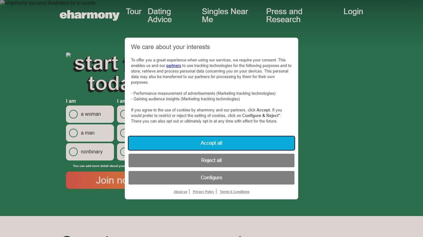 eharmony: find authentic connection with someone who gets you